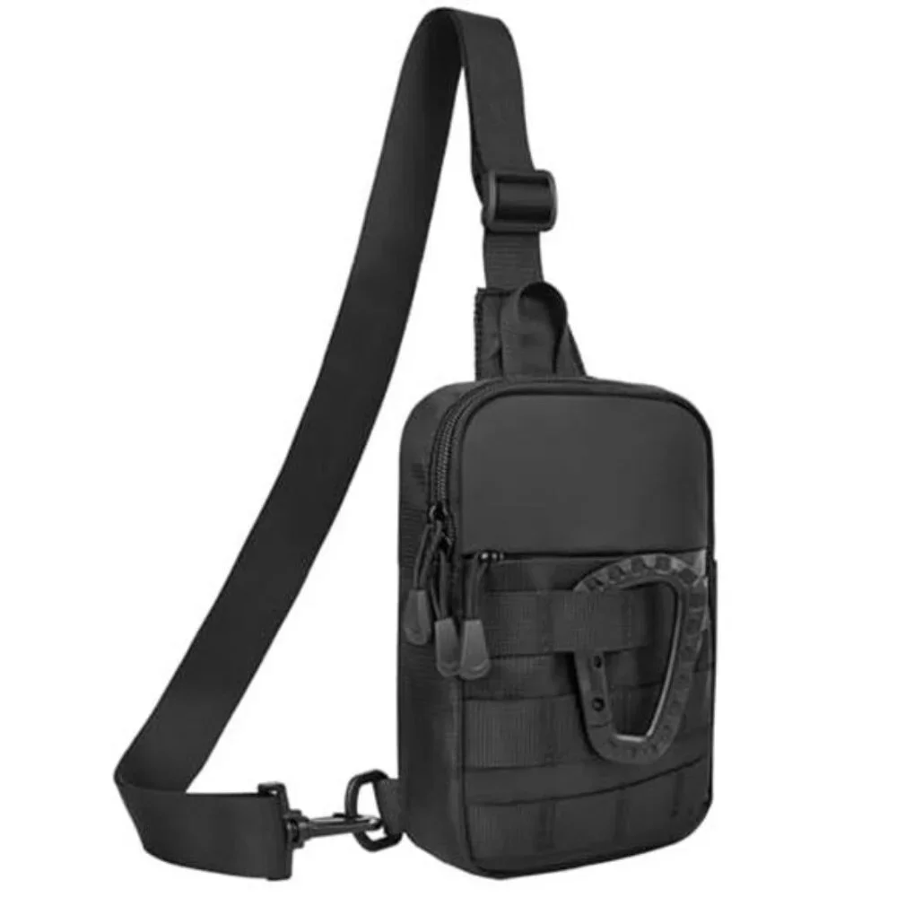 Small Sling Bag for Men Tactical Inspired Waterproof Utility EDC Mini